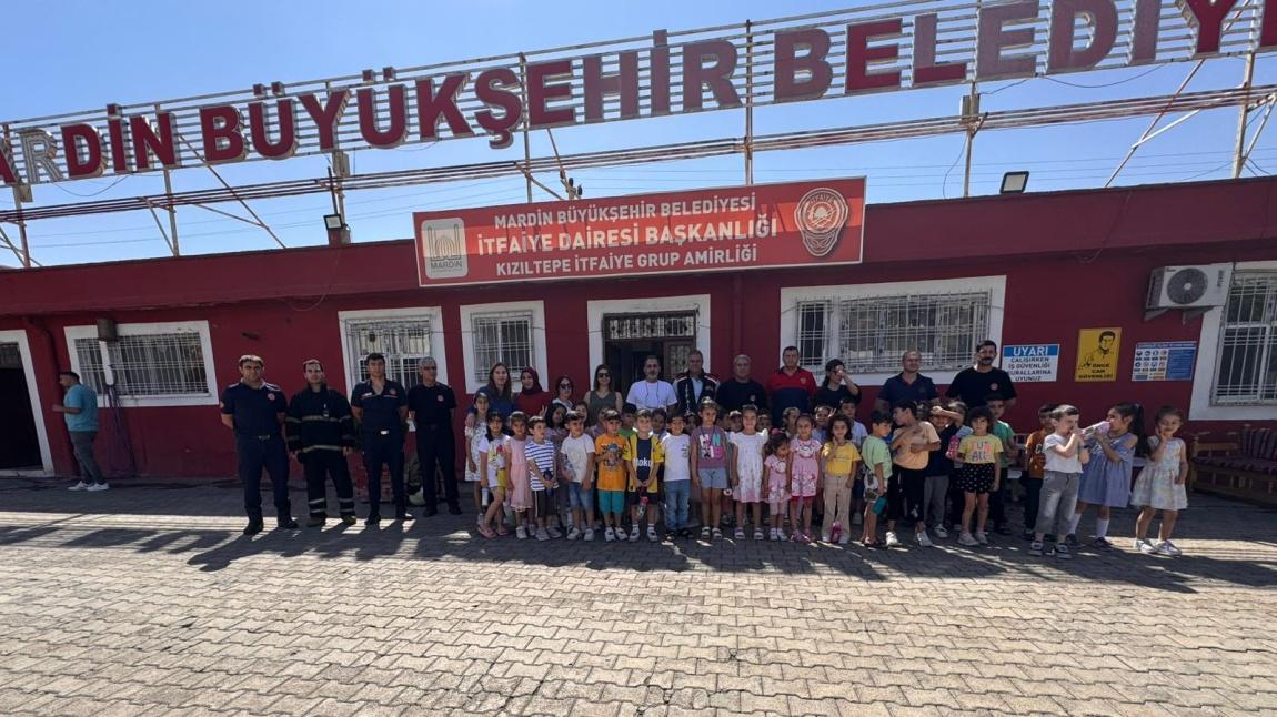 Alev alev heyecan, miniklerle itfaiye ziyareti! 
